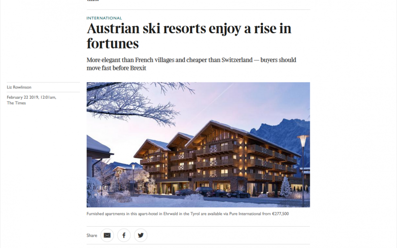 Austrian ski resorts enjoy a rise in fortunes